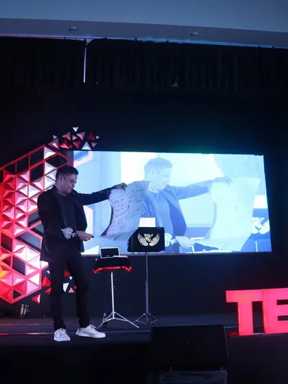 I will always cherish my experience speaking and performing at TEDxNITTE. It was an honor to share my ideas and illusions on such a prestigious platform.