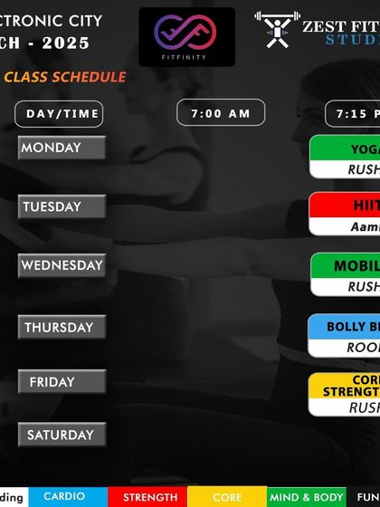 Zest Fitness Studio - Group Fitness Classes Class Schedules & Program Variety photo 3