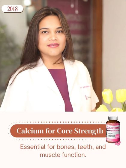 In 2018, my focus was on core strength through calcium. This mineral is essential not just for bones and teeth, but also for proper muscle function, which is a cornerstone of overall health.