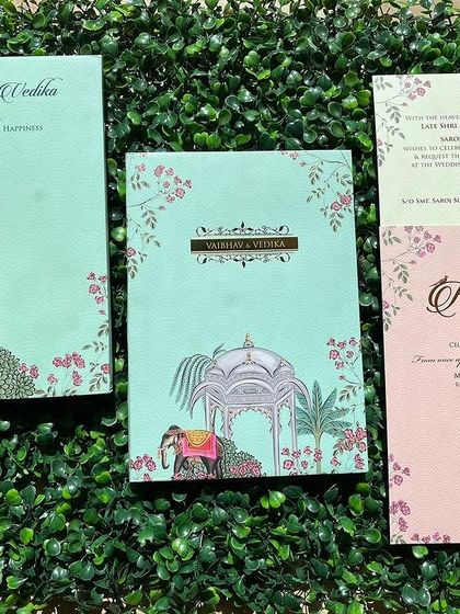 The Beginning - Wedding Invitations Modern Floral & Botanical Invites photo 21