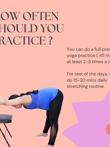 How often should you practice? I recommend a full 45-minute session 2-3 times a week, supplemented with a 15-20 minute daily stretching routine.