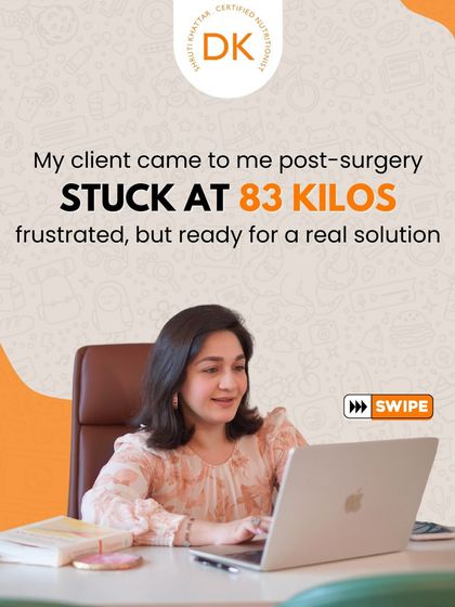 This client came to me post-surgery, frustrated and stuck at 83 kilos. I was determined to create a real solution for her that was both effective and enjoyable.