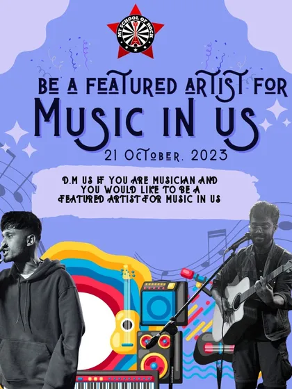 A call for featured artists for our "Music In Us" intimate gig series. We are always looking to showcase awesome musicians from our community.