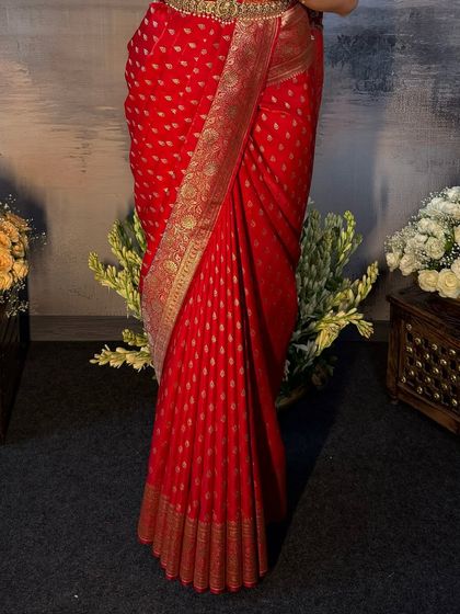 South Indian Bridal Drapes photo 24