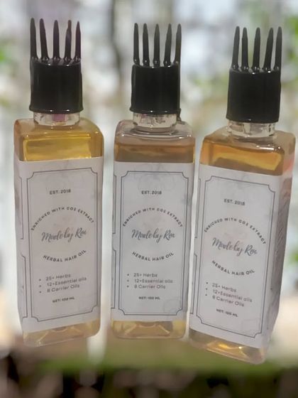 My Herbal Hair Oil, enriched with CO2 extracts, is a complete solution for most hair problems. The modern extraction method preserves the full benefits of over 25 herbs, while a blend of essential and carrier oils strengthens and revitalizes your hair.