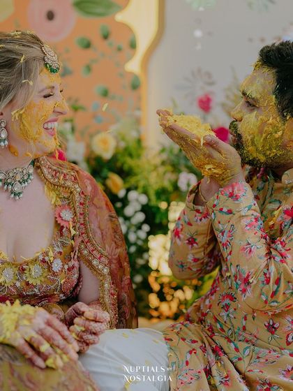 The Tales of Tradition - Wedding Planning & Design Sun-Kissed Haldi Ceremonies photo 55