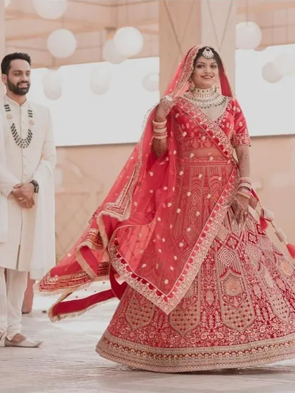 The royal couple. Our bride and groom look like they've stepped out of a fairytale. Her makeup is regal and timeless, a perfect match for the occasion.