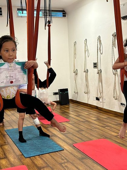 Two of our young heroes with their certificates. Teaching children is one of the most rewarding parts of my work.