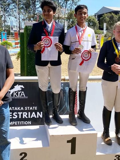 Another podium finish for Team Zippy at the state championship. Our riders' dedication to dressage and show jumping is truly paying off.