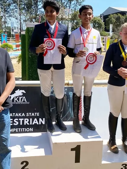 Another podium finish for Team Zippy at the state championship. Our riders' dedication to dressage and show jumping is truly paying off.