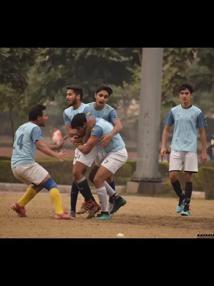 A classic celebration photo from our archives. The passion for winning has always been a part of our DNA.
