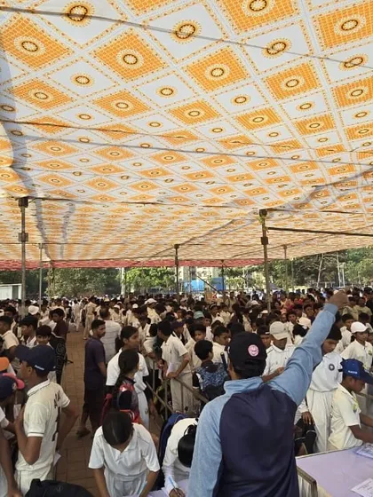 The path to professional cricket is competitive, and it starts here. This is a glimpse of the overwhelming response at our selection trials, where hundreds of aspiring cricketers come to prove their mettle.
