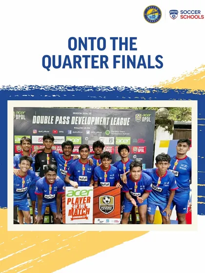 Our U17s after advancing to the quarter-finals of the DPDL. We wish the team luck and composure as they aim for a spot in the semi-finals.