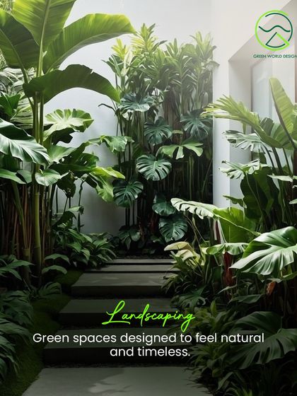 This image captures our core landscaping philosophy: creating green spaces that feel natural and timeless. Our goal is to craft environments that grow and evolve, providing enduring beauty and function.