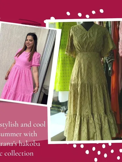 My Hakoba fabric collection is perfect for staying cool and stylish in the summer. I can create chic dresses and trendy tops from this beautiful and breathable fabric.