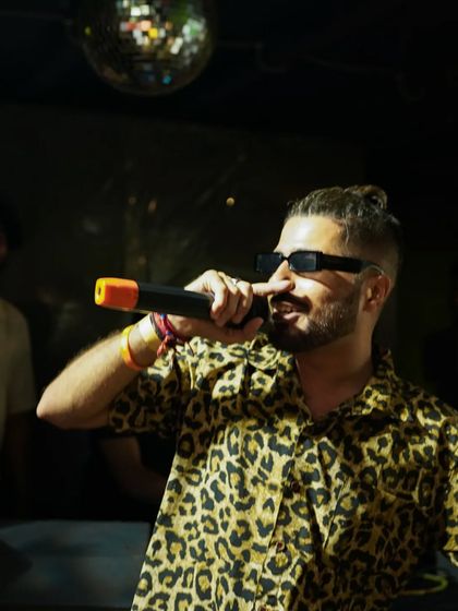 An artist in their element during the Insync Cypher. We encourage self-expression and provide a supportive stage for both new and established talent.