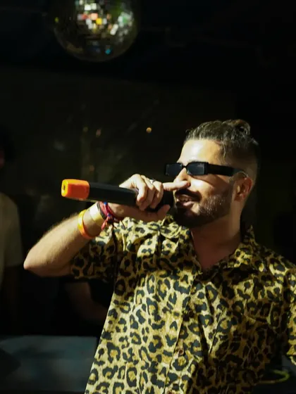 An artist in their element during the Insync Cypher. We encourage self-expression and provide a supportive stage for both new and established talent.