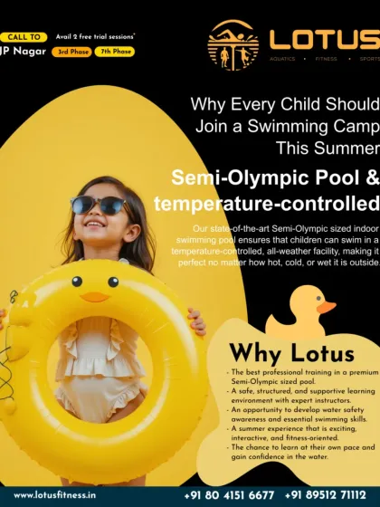 Lotus Sports and Fitness - Swimming & Aquatic Fitness Summer Swim School for Kids photo 3