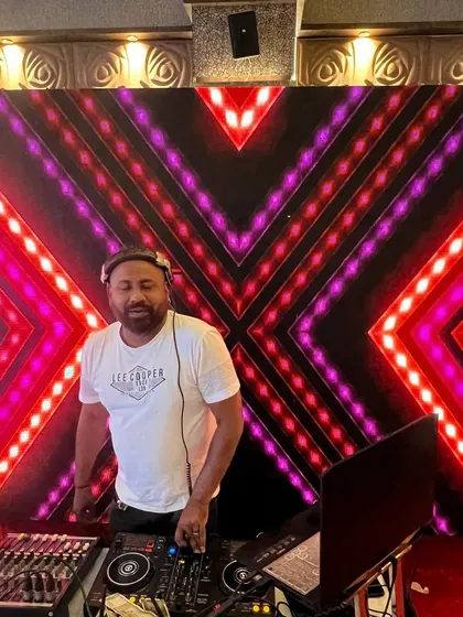 A shot from a Goan wedding event. I'm comfortable playing for diverse crowds, mixing in regional hits like Konkani music to make the celebration special.