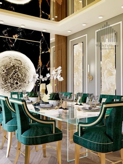 WallsToHome Interiors - Turnkey Home Interiors Luxurious Living & Dining Spaces photo 42