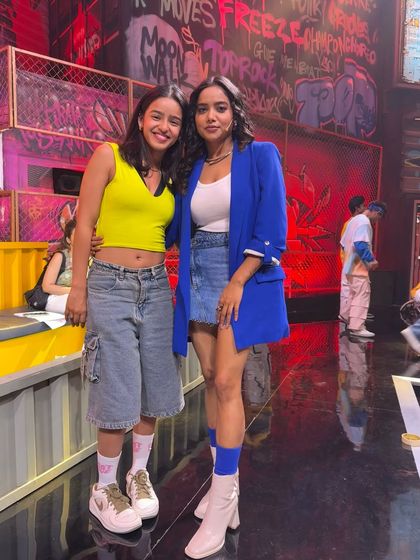 Sharing a moment with another one of the show's kind and genuine hosts.