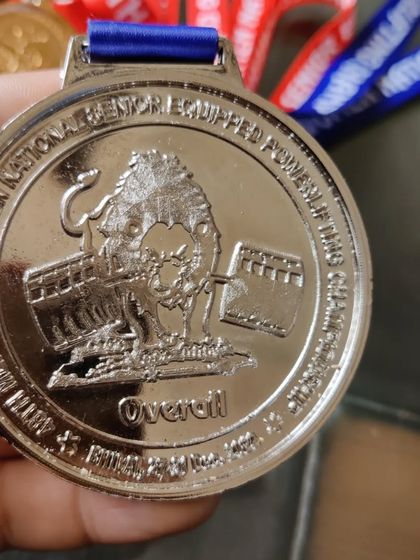 The overall silver medal from the 2022 Senior Nationals.