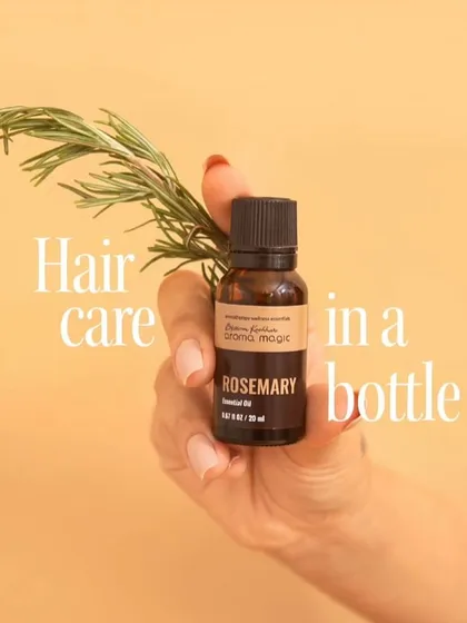This is hair care in a bottle. I use pure, natural ingredients like Rosemary essential oil in my treatments to fight hair fall and revitalize the scalp, all part of my promise for clean, chemical-free beauty.