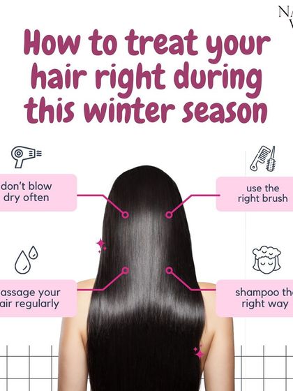 Winter can be tough on your hair. This infographic shares key tips for winter hair care, including using the right brush, massaging your scalp regularly, and avoiding frequent blow-drying to keep your hair healthy and hydrated.