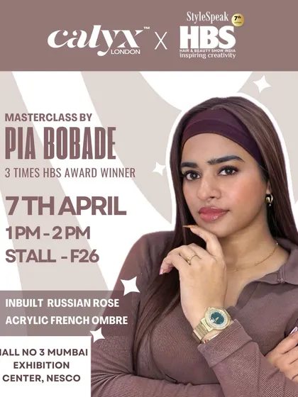 Learn from the best. Here's the poster from my exclusive masterclass at HBS Mumbai, where I taught my techniques for Inbuilt Russian Rose and Acrylic French Ombre.