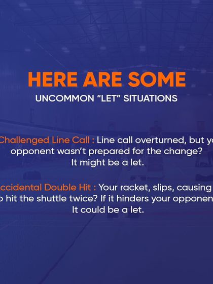 Know the rules to win the point. These infographics clarify common areas of confusion, like court boundaries for singles vs. doubles, the "in or out" line calls, and the uncommon "let" situations.