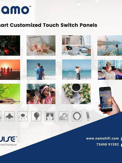 NAMO HiFi - Smart Home Automation Customizable Smart Switch Panels photo 4