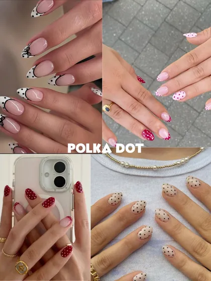 Another trend we're loving: Polka dots! This classic pattern is making a huge comeback in a variety of fun and creative ways, from minimalist dots to bold, colorful designs.