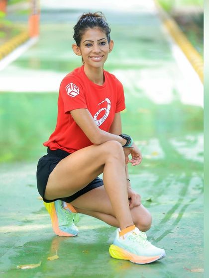 Modeling the ASICS NOVABLAST™ 4. The right gear can add bounce to your stride and make running feel more joyful.