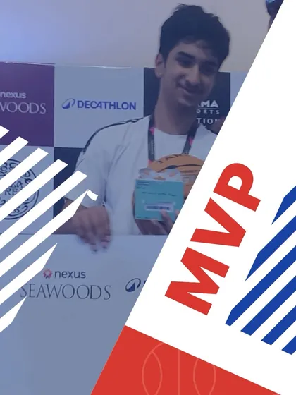 This young player from our boys' team earned his MVP award, showcasing the talent we nurture across all our teams.