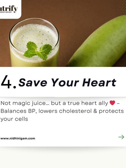 Lauki (bottle gourd) juice is not a magic potion, but it is a true ally for your heart. It helps balance blood pressure, lower cholesterol, and protect your cells from damage.