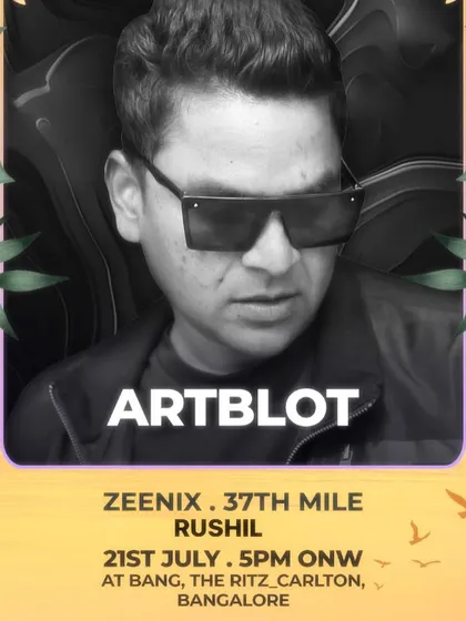 My flyer for a sundowner at The Ritz-Carlton, a beautiful rooftop setting for melodic music.