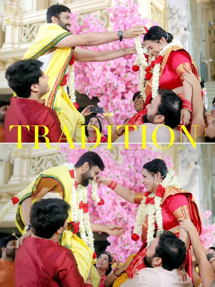 I believe in honoring every tradition with beauty and respect. This moment from Aditya and Kishi's South Indian wedding captures the playful and sacred ritual, showcasing my experience in covering diverse cultural ceremonies with authenticity.