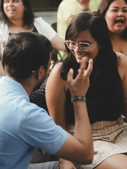 A fun, interactive moment between friends. Our musical games and activities ensure everyone is part of the action.