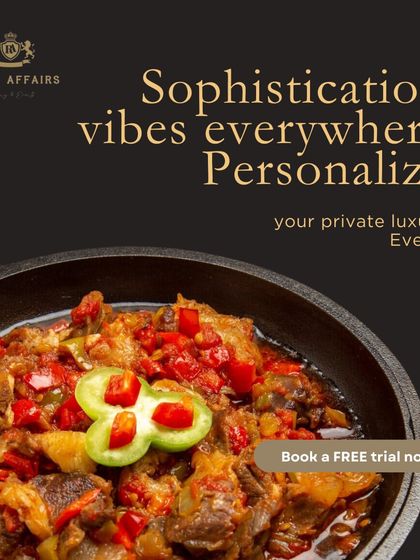 I bring sophisticated vibes to every event I cater. I invite you to book a free food trial to experience my flavors firsthand and see how I can personalize your private luxury event.