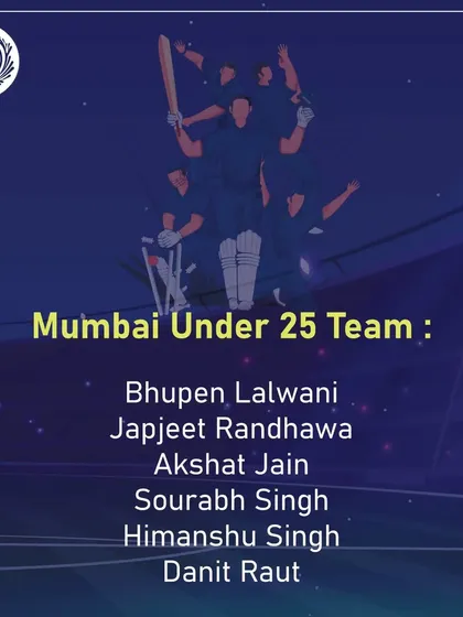 Our academy is a key contributor to the Mumbai Under 25 Team, with several of our dedicated players earning their spots through consistent performances.