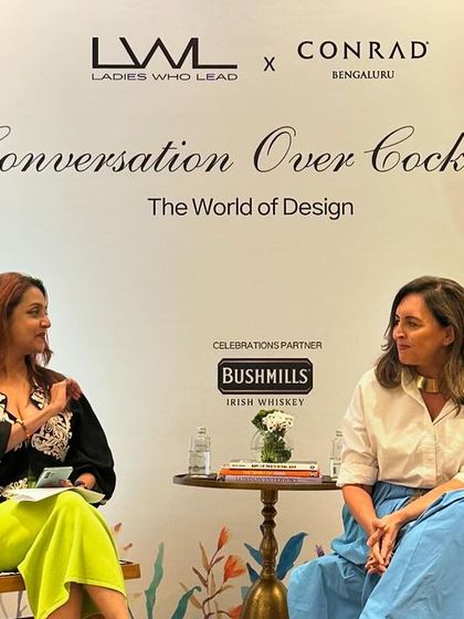 Another shot from the "World of Design" event, showing how our curated plants framed the conversation space. Greenery adds life and a sense of calm to any corporate or public event.