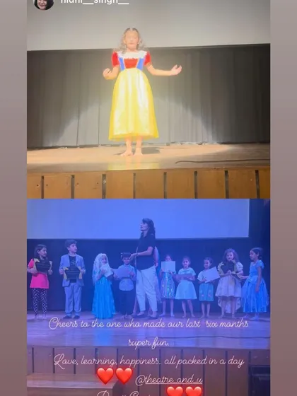 "Cheers to the one who made our last six months super fun. Love, learning, happiness, all packed in a day." A sweet message from a parent and student.