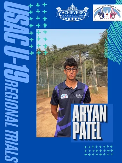 Aryan Patel earns his spot in the U-19 USAC Regional Trials.