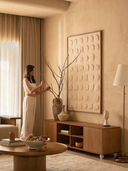 Aantrik - Turnkey Home Interior Solutions The Wabi-Sabi Villa: A Study in Earthly Calm photo 19