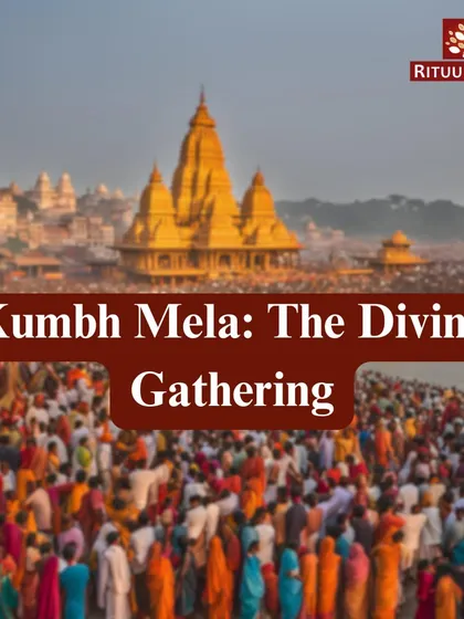 This image captures the essence of Kumbh Mela, a divine gathering of faith. It is a pilgrimage, a festival, and a spiritual awakening all in one, drawing millions to India's sacred rivers.