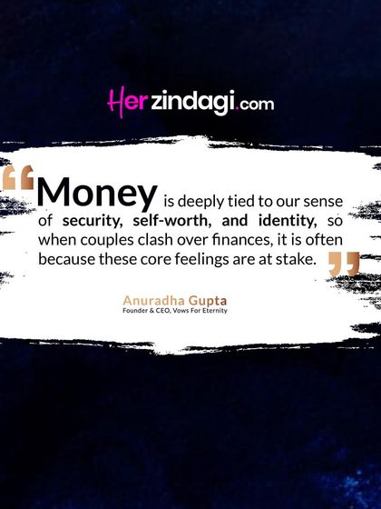 My feature in HerZindagi explores the sensitive topic of finances in a relationship. Money is tied to our sense of security and self-worth, which is why open communication is crucial.