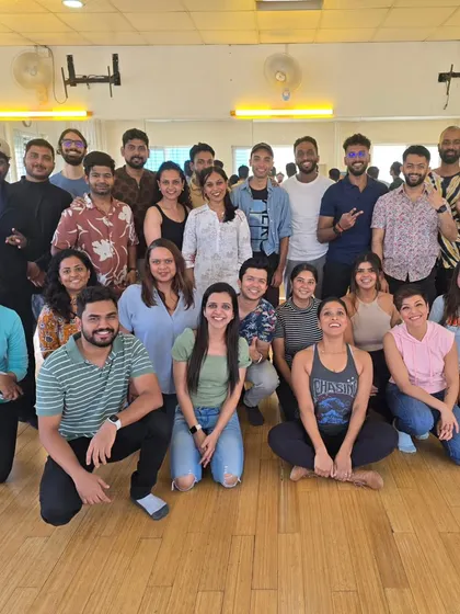 Another great group shot of our graduating Salsa Level 1 batch. Their progress and passion are the foundation of our growing Latin dance community.