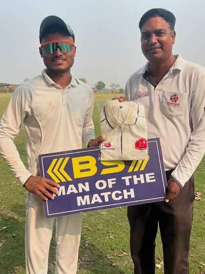 Another Man of the Match award for Karan Mishra, this time for his excellent bowling.