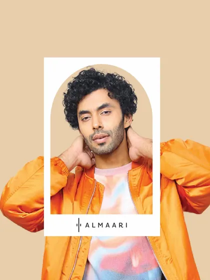For a more casual, street-style vibe, we have pieces like this bright orange bomber jacket. It's perfect for making a statement at a concert or a casual party.