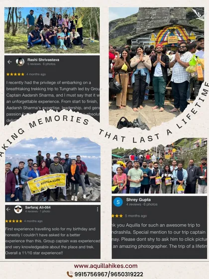 More happy reviews from our trekkers. From solo birthday trips to amazing group experiences, our captains make sure every trip is a 11/10 star experience.